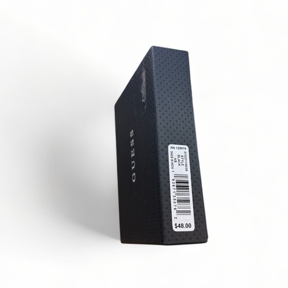 NWT Guess Mens Trifold Leather Wallet / Clear ID Slot, 7 card slot, cash pocket - Picture 6 of 14